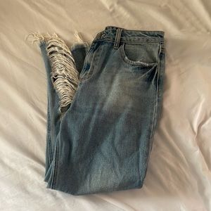 fashion nova ripped jeans SIZE 11